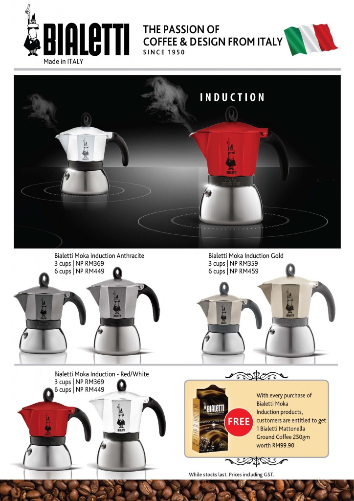 Bialetti Moka Induction Anthracite